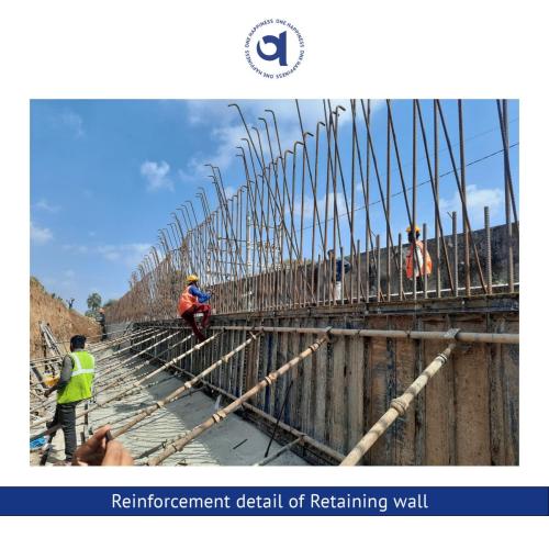 Visit to “Retaining wall and Bridge foundation”