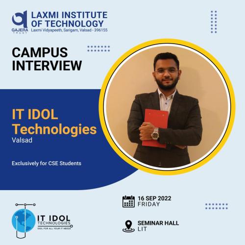 CAMPUS INTERVIEW - IT IDOL TECHNOLOGIES