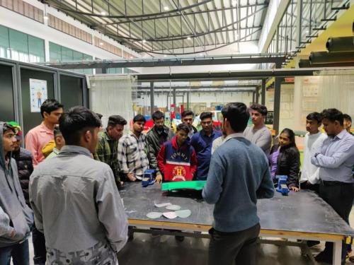 INDUSTRIAL VISIT TO INTERNATIONAL AUTOMOBILE CENTRE OF EXCELLENCE, GANDHINAGAR