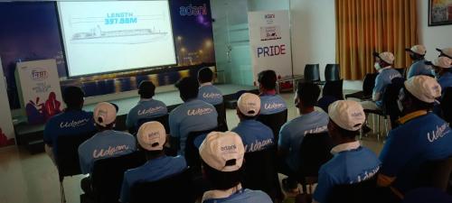 INDUSTRIAL VISIT TO ADANI WILMAR AND ADANI HAZIRA PORT SURAT