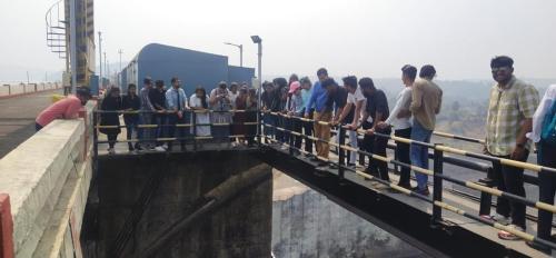 VISIT TO MADHUBAN DAM BY DEPARTMENT OF CIVIL ENGINEERING
